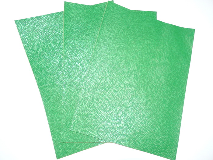 Кожзам зернистый матовый (22*30см), зеленый, 1 шт.