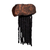 Треуголка с дредами пиратская, 1 шт.