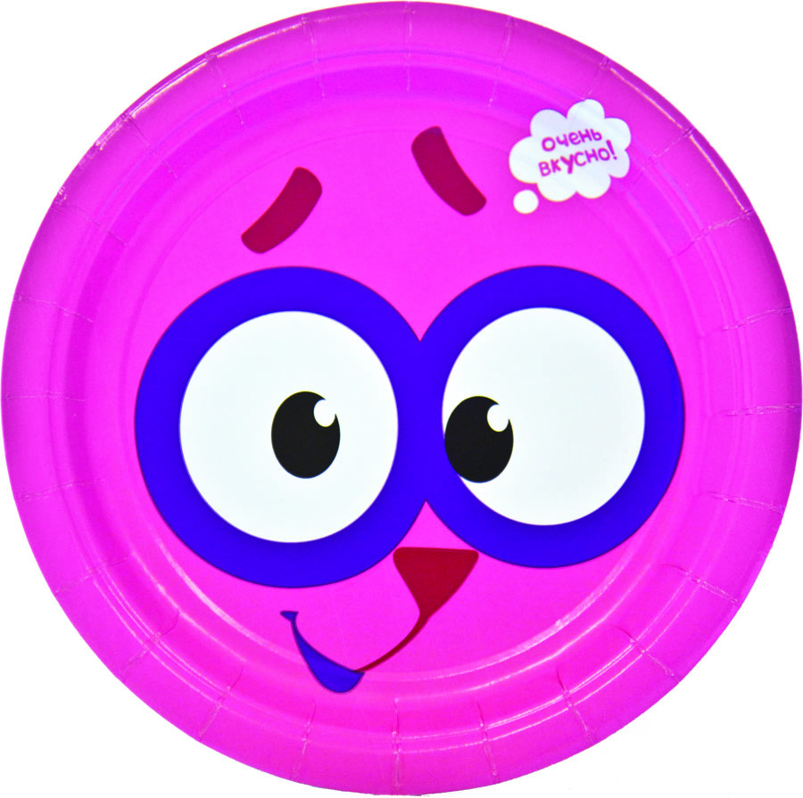 Тарелка (17см), Смешарики Ежик, 8 шт.