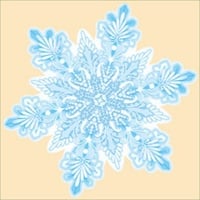 Украшение, "Снежинка", 1 шт.