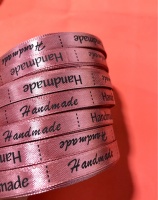 Лента атласная (10мм*22,85м), Handmade, Пенка, 1 шт.