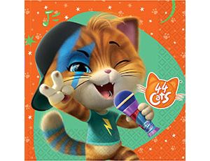 Салфетка, 44 Котёнка, 33см, 16 шт.