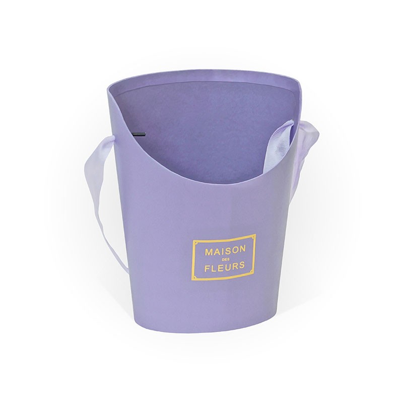 Коробка под цветы (15,5*12*19см), Сиреневый, 1 шт.