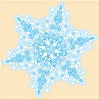 Украшение, "Снежинка", 1 шт.