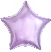 Шар (19"/48см) Звезда, Сиреневый, 1 шт.