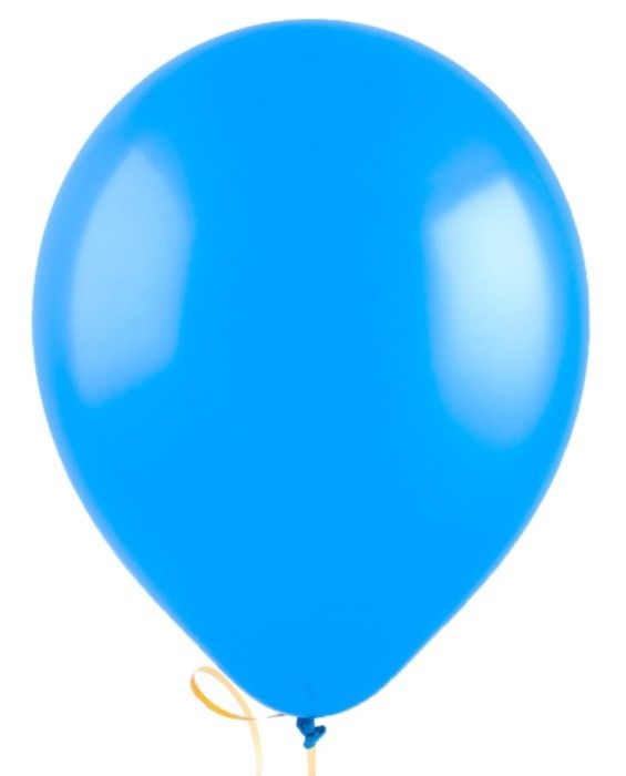 Шар (5"/13см) Голубой, Пастель, 100 шт. 