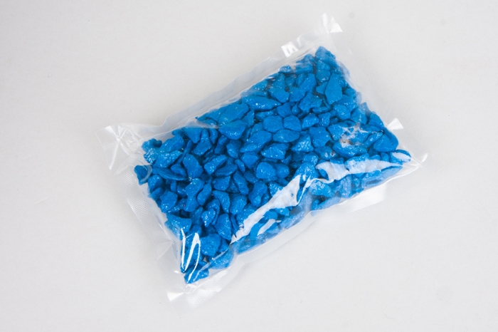 Грунт цветной (5-10мм), синий, 200 гр.