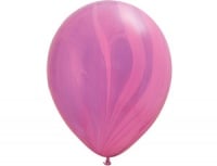 Шар (11"/27см) Супер Агат Pink Violet, 5ст., 1 шт.