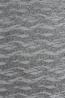 Кожзам c блестками (А4), Узор, серебро, 1 шт.