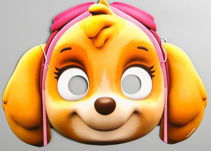 Маска карнавальная "Скай", Щенячий патруль, 28,7х20,7 см, 1шт.