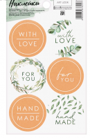 Наклейки (9*16 см), "With love", 1 шт.
