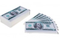 700 (21) Сувенирные салфетки "100 долларов", 2-х слойные, 25 шт.