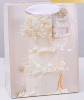 Пакет ламинированный (18*23*10 см), Свадебный торт, 1 шт.