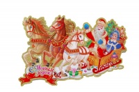 Плакат (38*23см), Тройка лошадей, 1 шт.