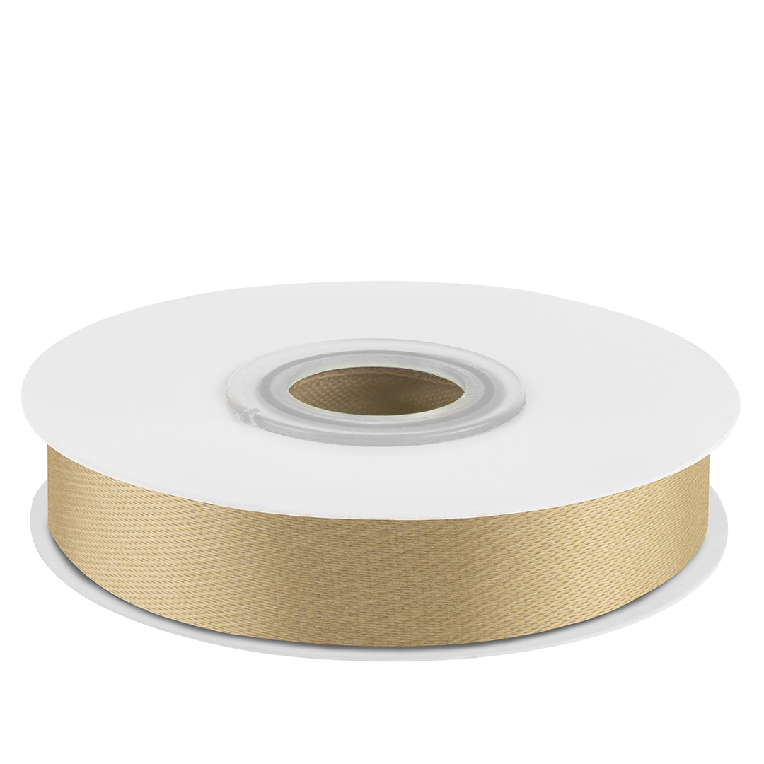 Лента атласная (1,2см*22,85м) Золото, 1 шт.