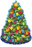 Плакат (41см), Елочка новогодняя, 1 шт.