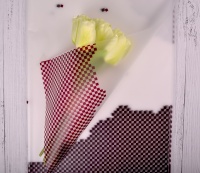 Пленка (60см*60см) мозаика бордо 1шт.