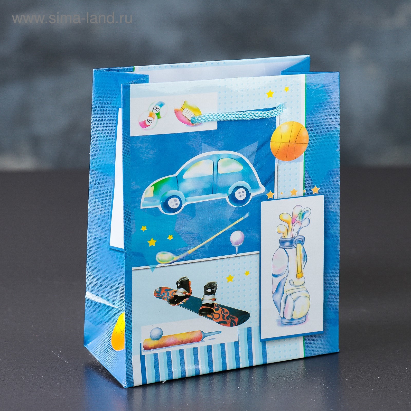 Пакет подарочный (12*15*5см), Хобби, 1шт.