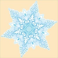 Украшение, "Снежинка", 1 шт.