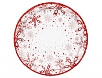 Тарелка, Снежные искры, 17 см, 6 шт.