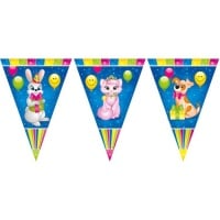 Гирлянда-вымпелы "Милые Зверята", 2,7м, 1 шт.