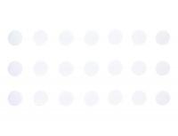 Гирлянда н/нитке (220см), Круги белые, 1 шт.