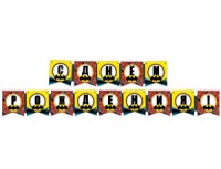 Гирлянда-флажки (300см), С ДР Бэтмен, 1шт.