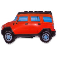 Шар (32''/81 см) Фигура, Внедорожник, Красный, 1 шт.