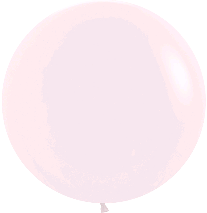 Шар (36''/91см) Нежно-розовый (609), Макарунс, 1 шт.