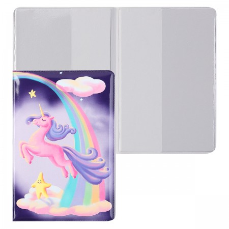 Обложка на паспорт "Единорог", 1 шт. 