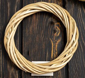 Венок из лозы (20см), натуральный, 1 шт.