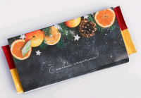 Обёртка для шоколада (18*15,5см), «Мандарины», 1 шт.