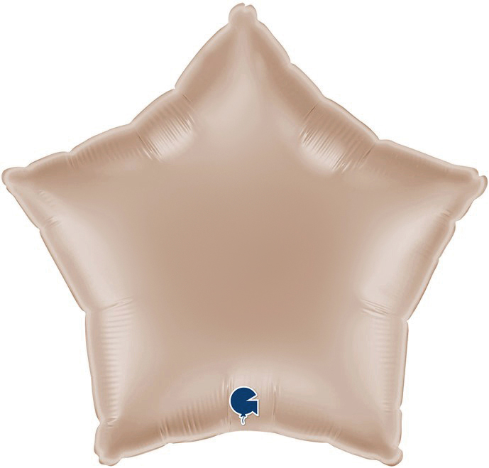 Шар (18''/46см) Звезда, Золото Калифорнии, 1 шт.