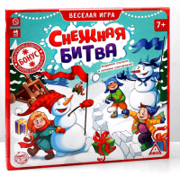 Настольная игра "Снежная битва", 1 шт.