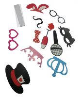 Набор аксессуаров для фотосессии, "Вечеринка! Стильный", DIY, 12 предметов.