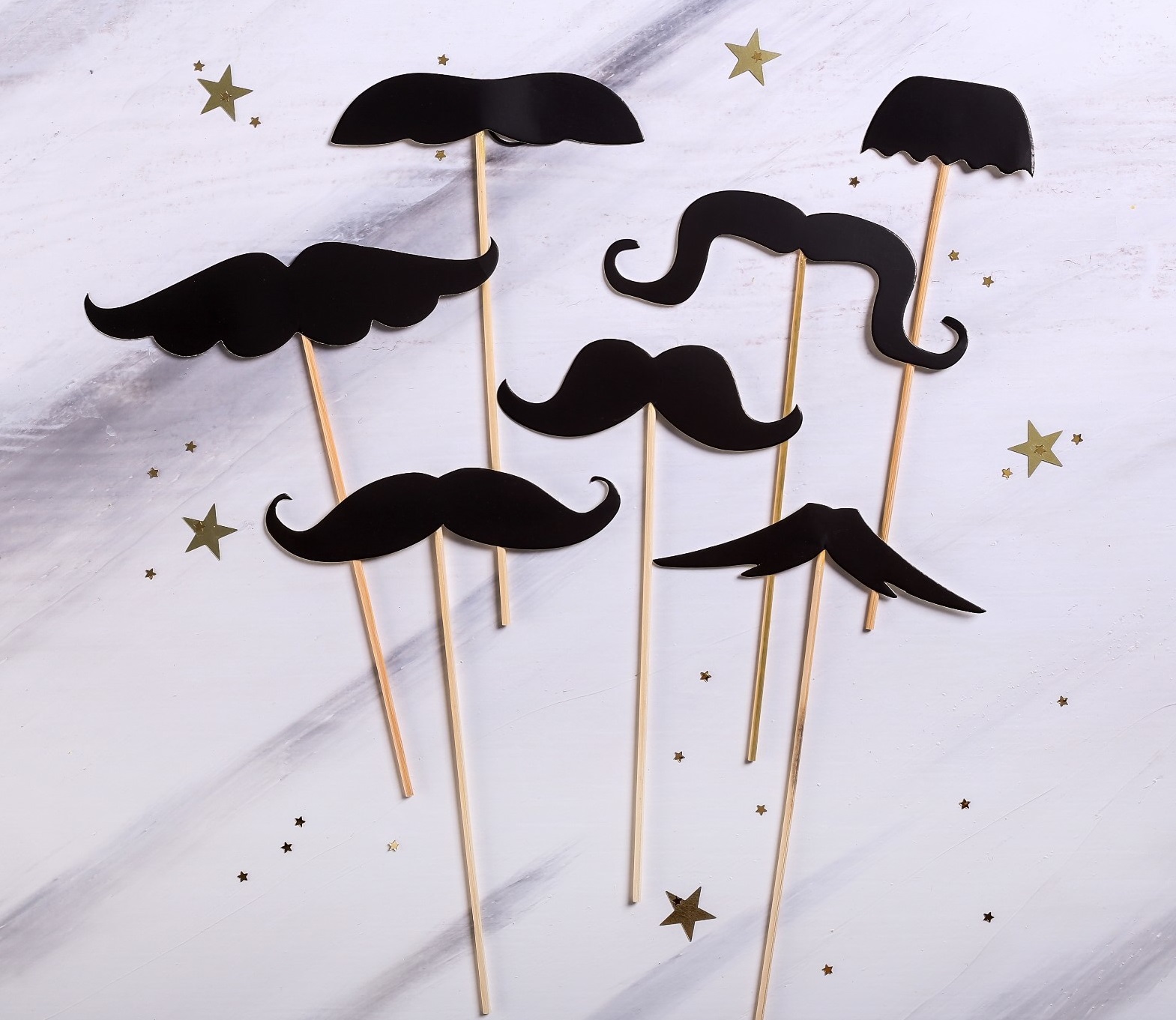 Набор усов "Усы со всего мира", 8 шт.