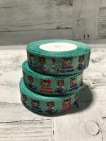 Лента репсовая (25мм*22,85м), Мамин/папин котенок, 1 шт.