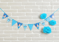 Безымянный Набор для оформления праздника (200см), Юный моряк, 1 шт.