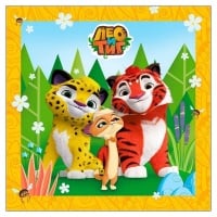 Салфетки "Лео и Тиг", набор 12 шт. 