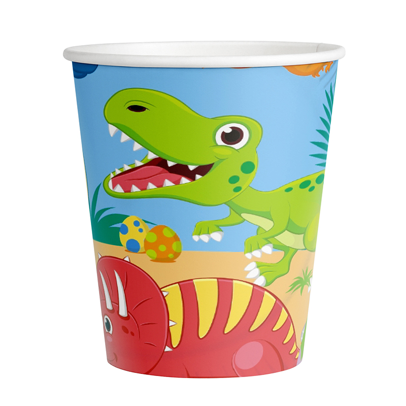 Стаканы (260мл), "Динозаврики", набор 6 шт.