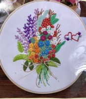 Набор для вышивания "Romantic story", Букет, 20*20 см, 1 шт.