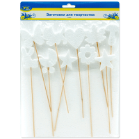 Фигура из пенопласта (6см), С Новорожденным, Белый, 10 шт.