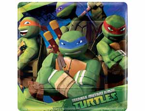 Тарелка Черепашки-Ниндзя (17см), 8 шт.