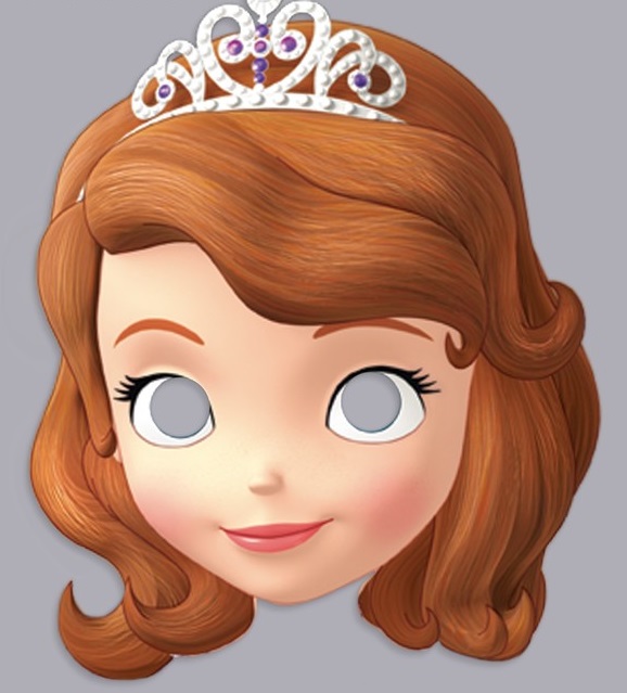 Маска карнавальная "София" Принцесса София, 21,2х26,1 см, 1шт.