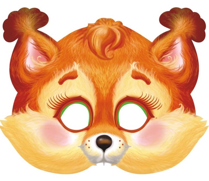 Маска Белочка, 200х300 мм, 1шт.