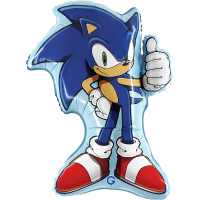 Шар (28''/71см) Фигура, Соник, 1 шт.