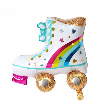 Шар (21"/53см) Фигура, Ролики (под воздух), 1 шт.