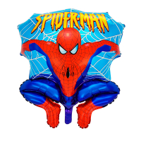 Шар (21"/53см) Фигура, Человек-паук с паутиной в упаковке, 1 шт. 