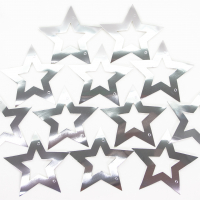 Гирлянда-звезда (200см), Контур, Серебро, Металлик, 1 шт.