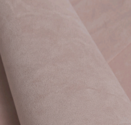 Замша искусственная двусторонняя (А4), пепельно-розовый №85, 1 шт.